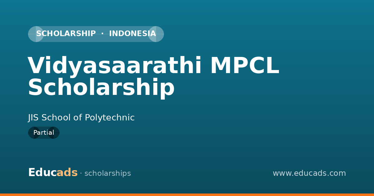 Vidyasaarathi MPCL Scholarship scholarship
