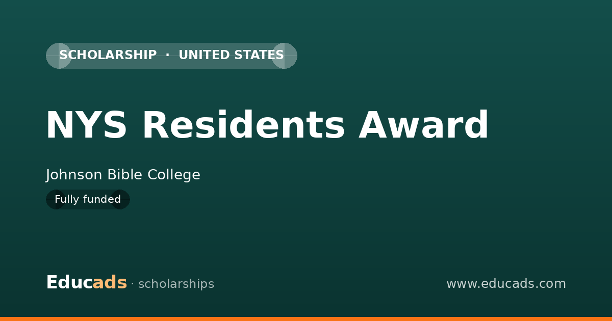 NYS Residents Award scholarship
