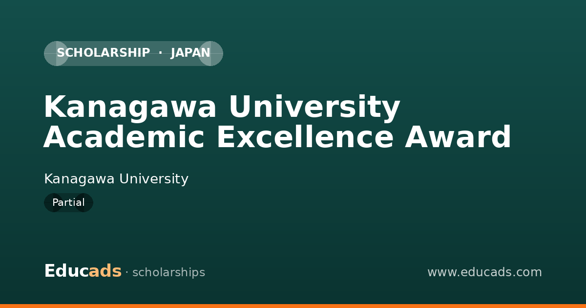 Kanagawa University Academic Excellence Award scholarship