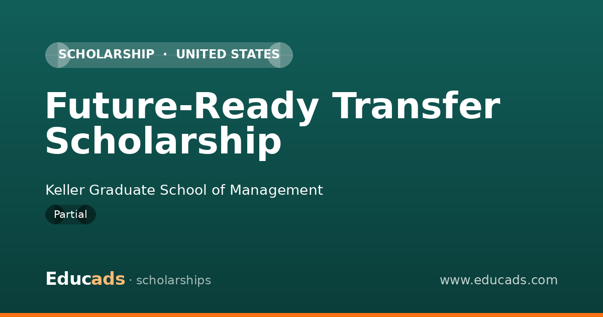 Future-Ready Transfer Scholarship scholarship
