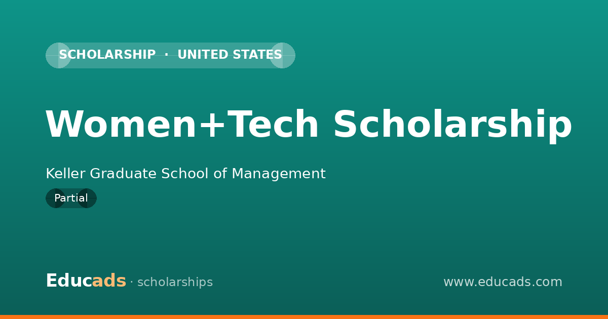 Women+Tech Scholarship scholarship