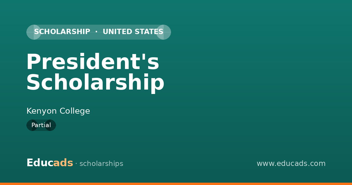 President's Scholarship scholarship