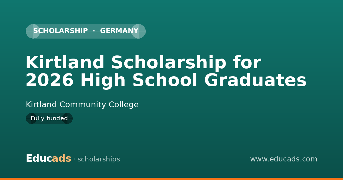 Kirtland Scholarship for 2026 High School Graduates scholarship