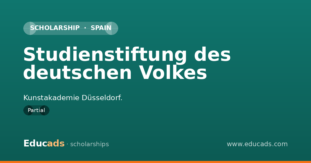 Studienstiftung des deutschen Volkes scholarship
