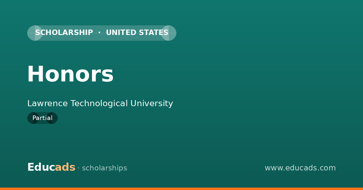Honors scholarship