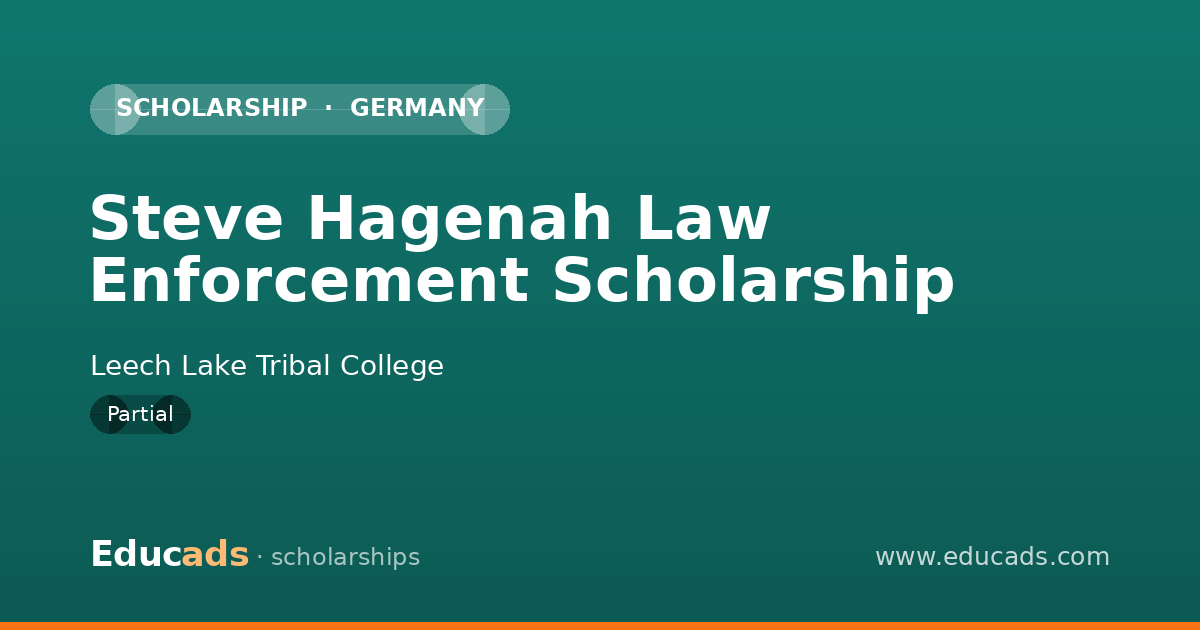 Steve Hagenah Law Enforcement Scholarship scholarship