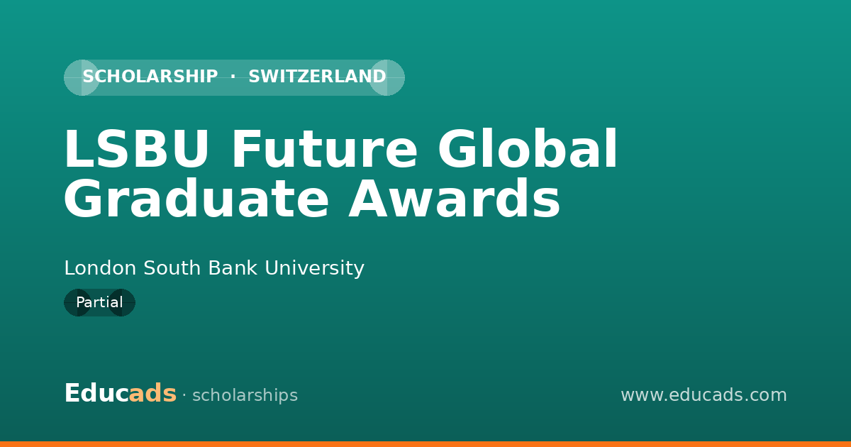 LSBU Future Global Graduate Awards scholarship