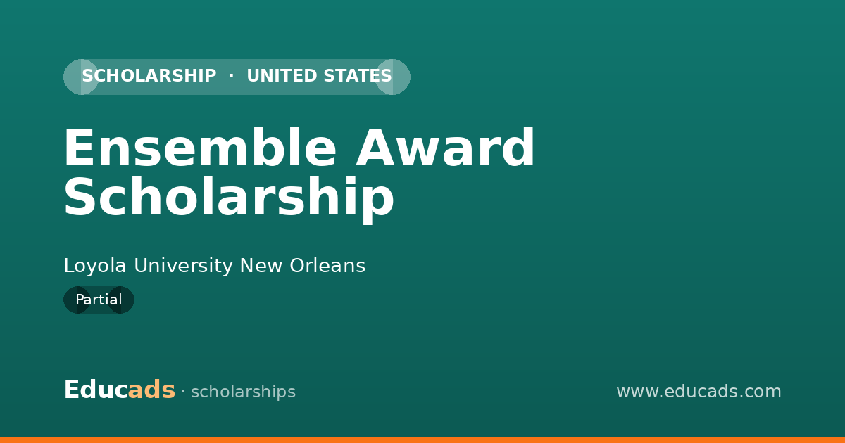 Ensemble Award Scholarship scholarship