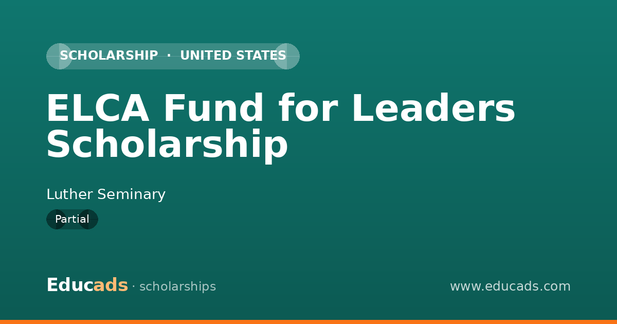 ELCA Fund for Leaders Scholarship scholarship