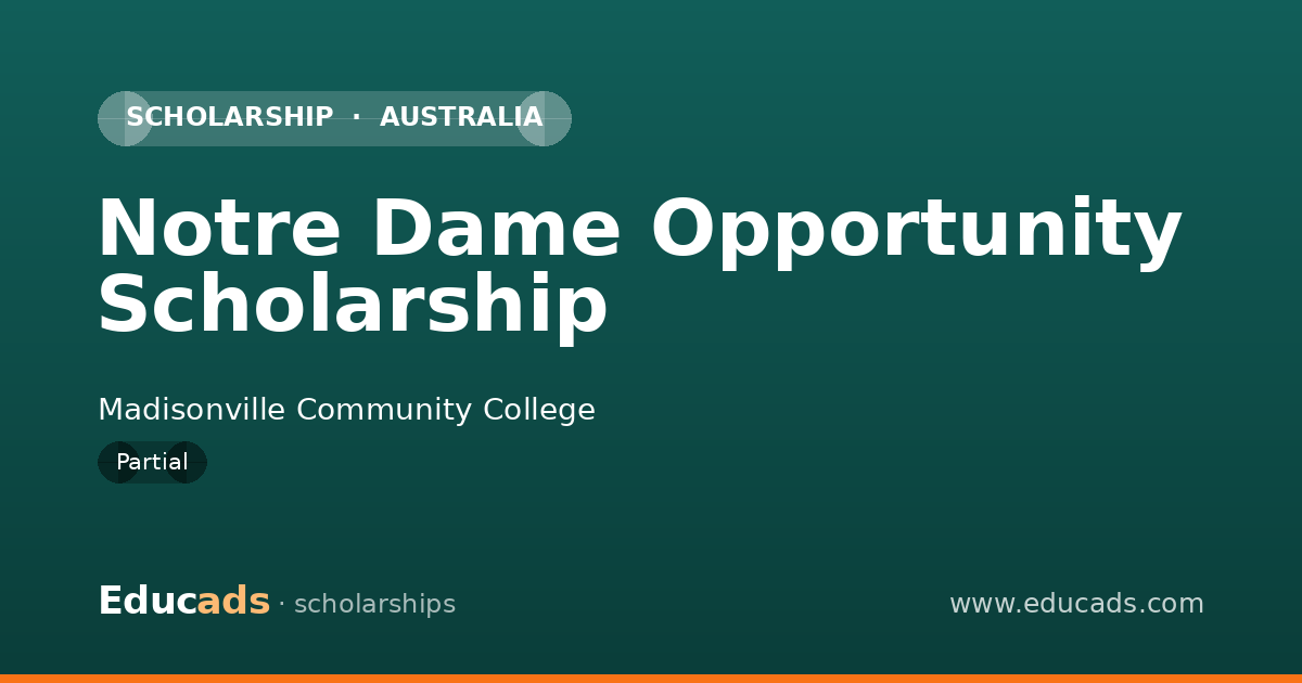 Notre Dame Opportunity Scholarship scholarship