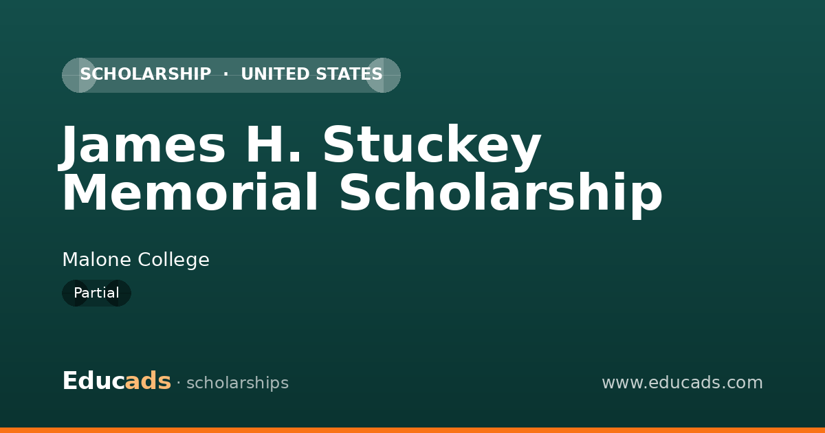 James H. Stuckey Memorial Scholarship scholarship