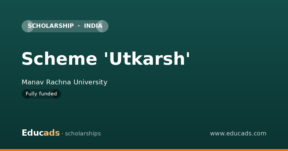 Scheme 'Utkarsh' scholarship