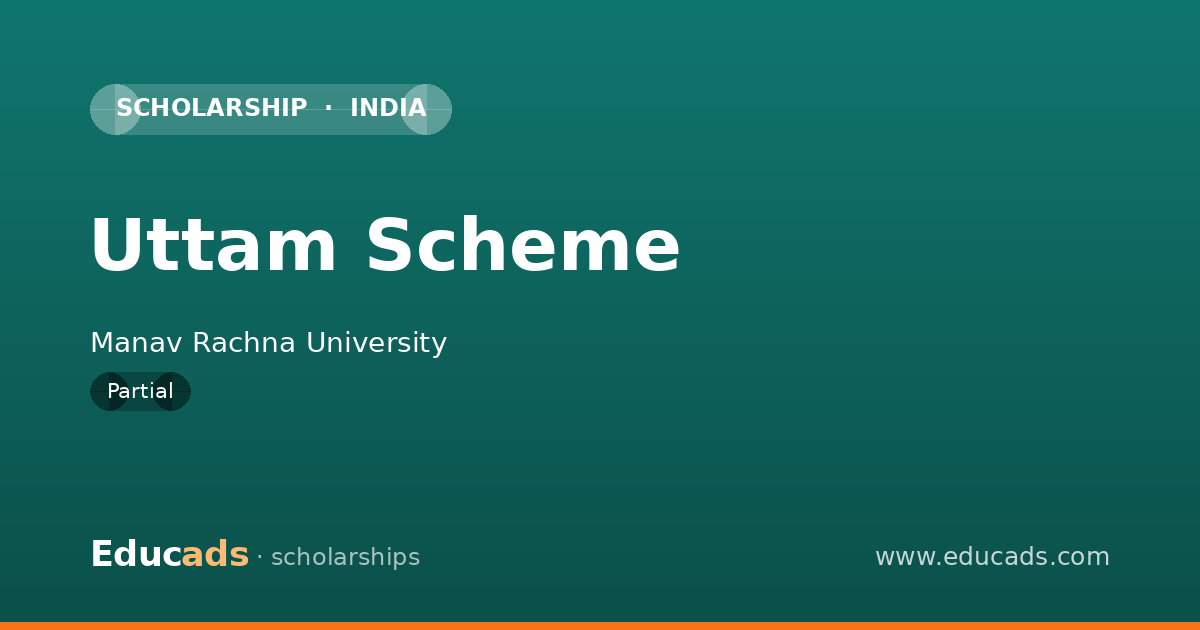 Uttam Scheme scholarship