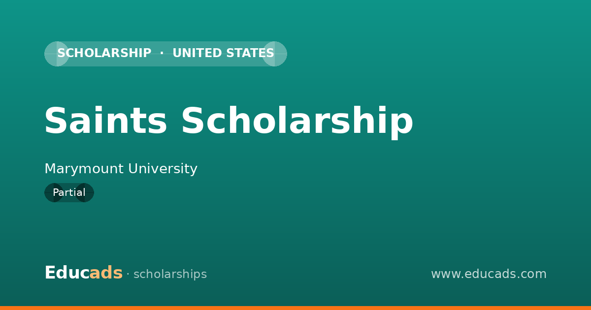 Saints Scholarship scholarship