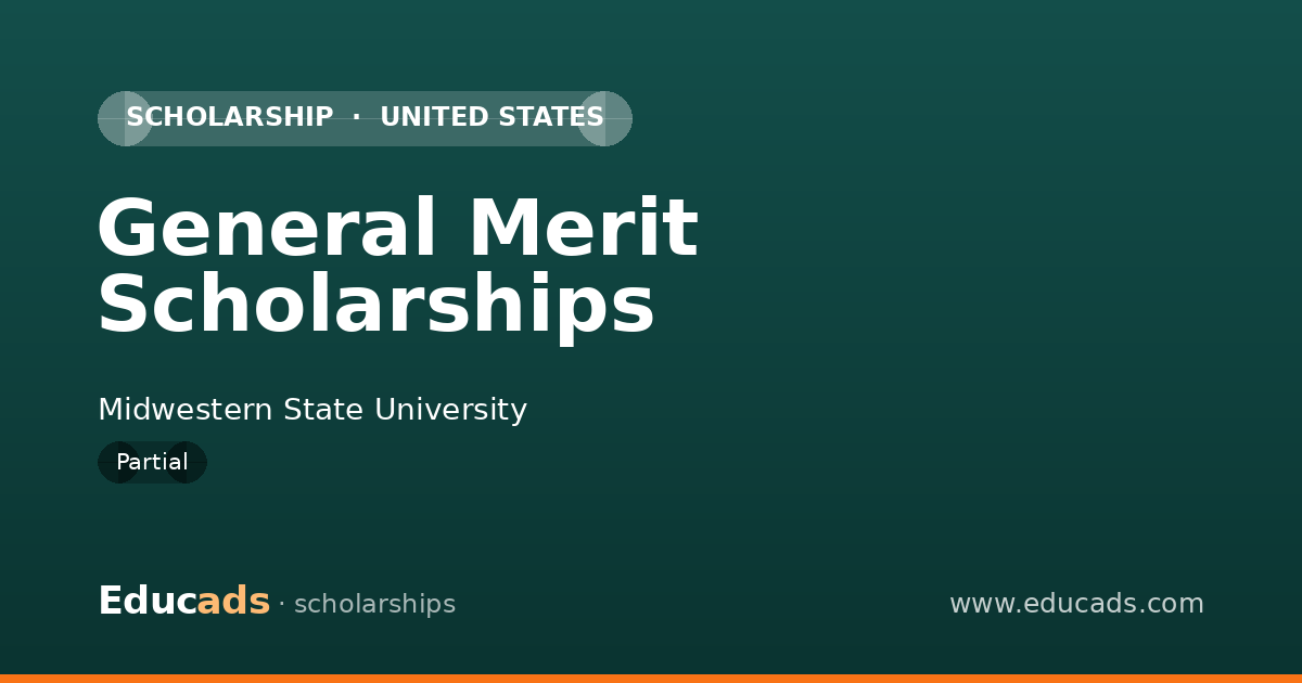 General Merit Scholarships scholarship