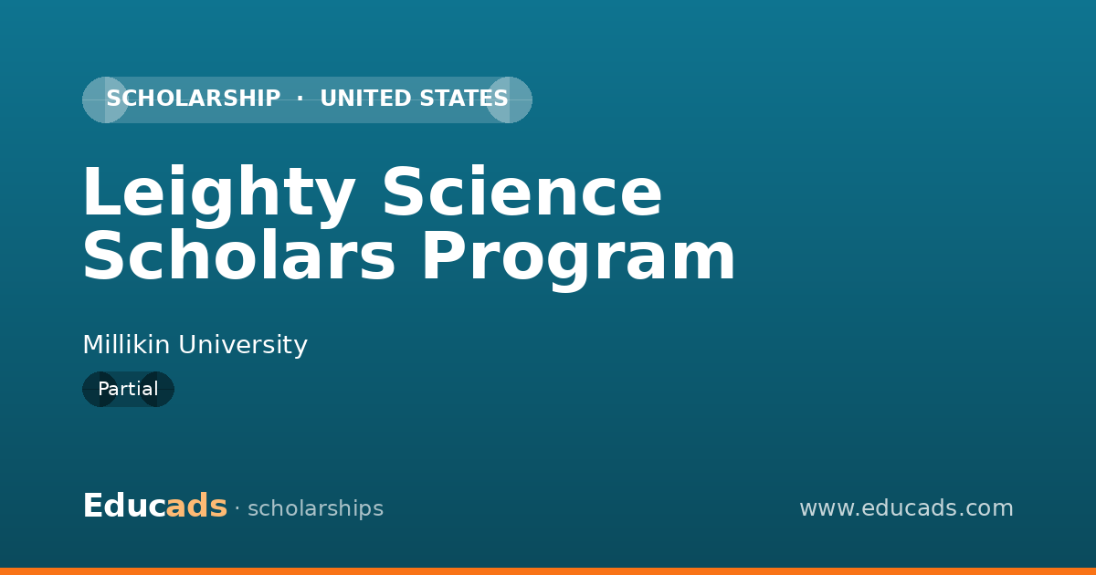 Leighty Science Scholars Program scholarship