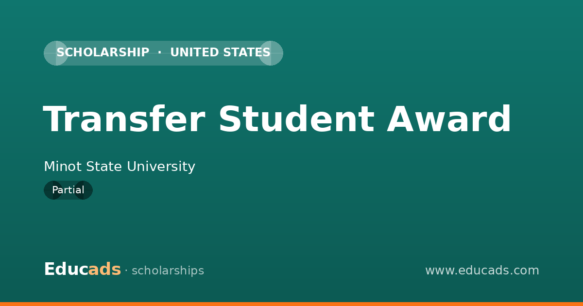 Transfer Student Award scholarship