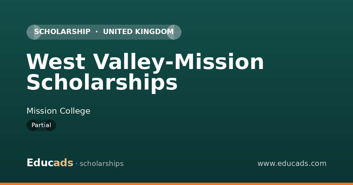 West Valley-Mission Scholarships scholarship