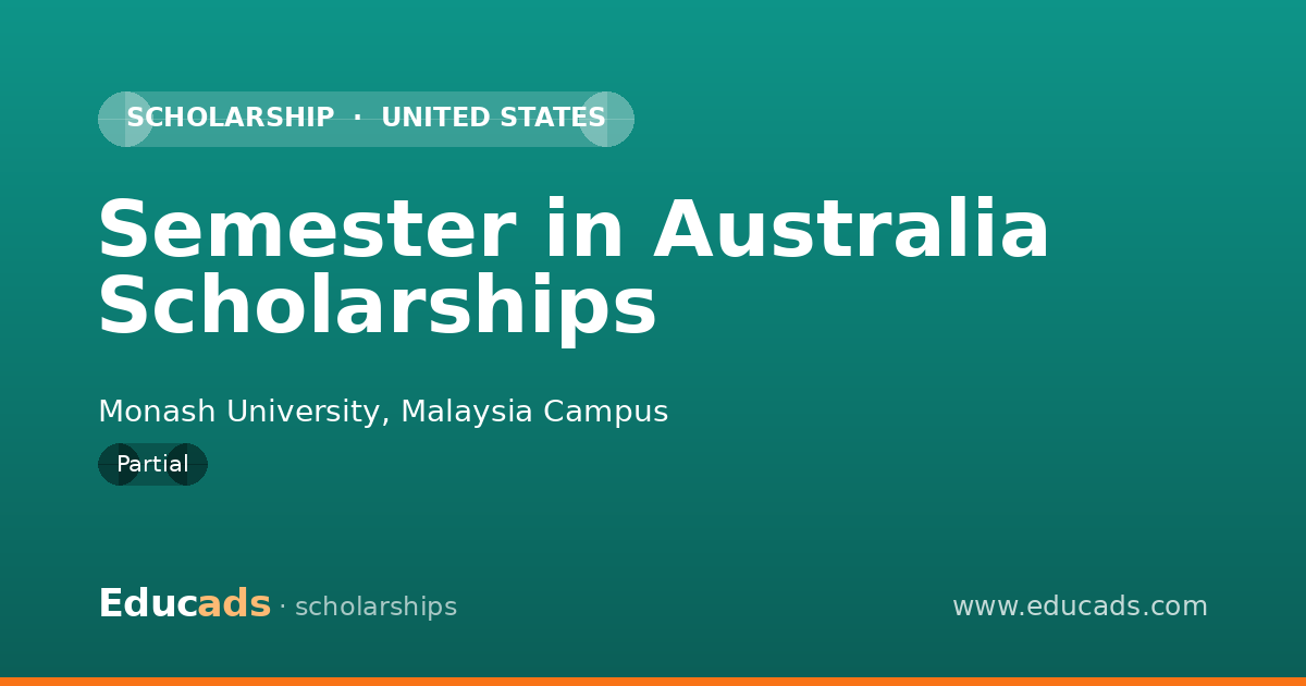 Semester in Australia Scholarships scholarship