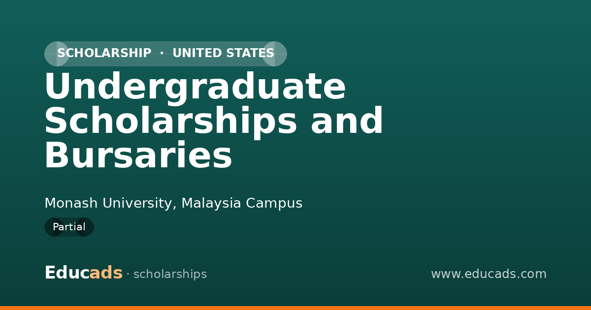 Undergraduate Scholarships and Bursaries scholarship