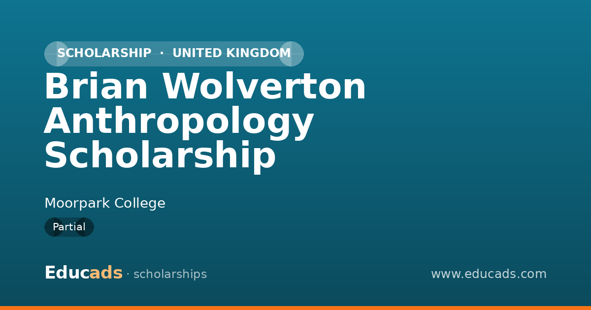Brian Wolverton Anthropology Scholarship scholarship