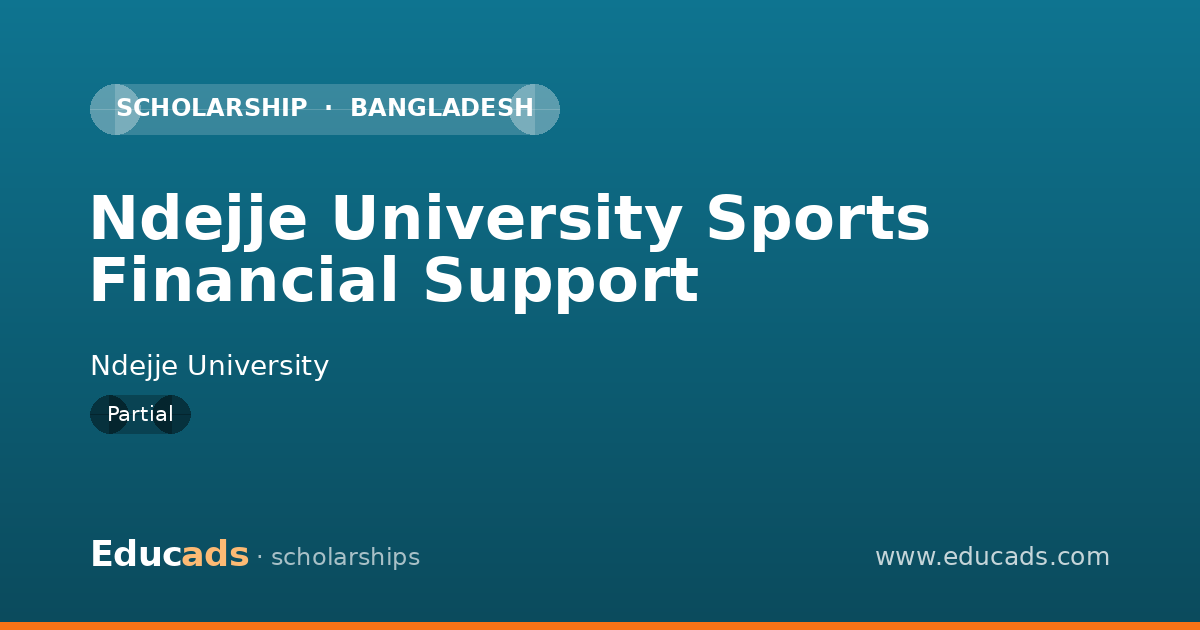 Ndejje University Sports Financial Support scholarship
