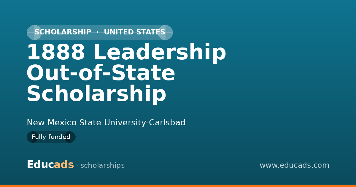 1888 Leadership Out-of-State Scholarship scholarship