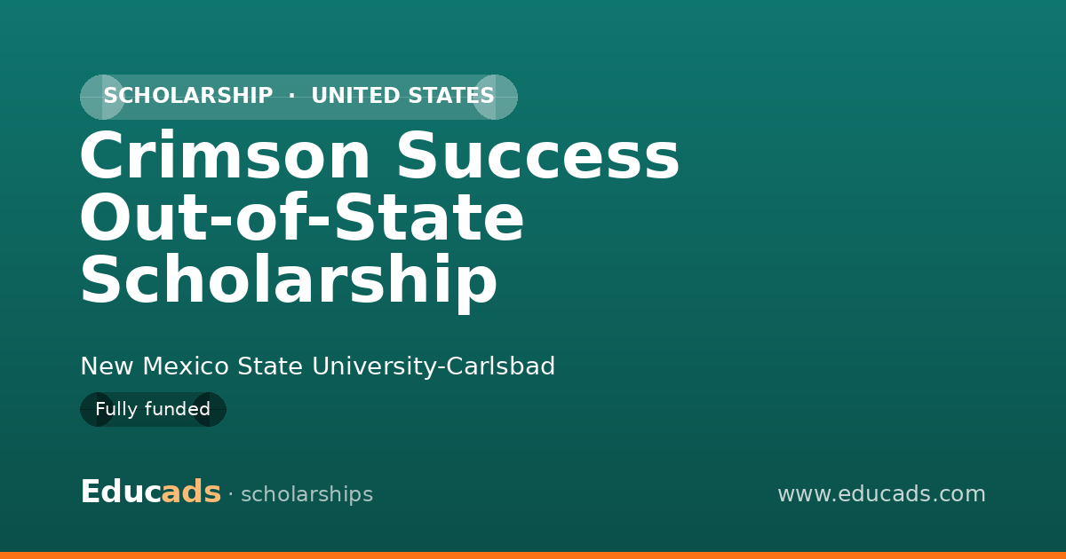 Crimson Success Out-of-State Scholarship scholarship