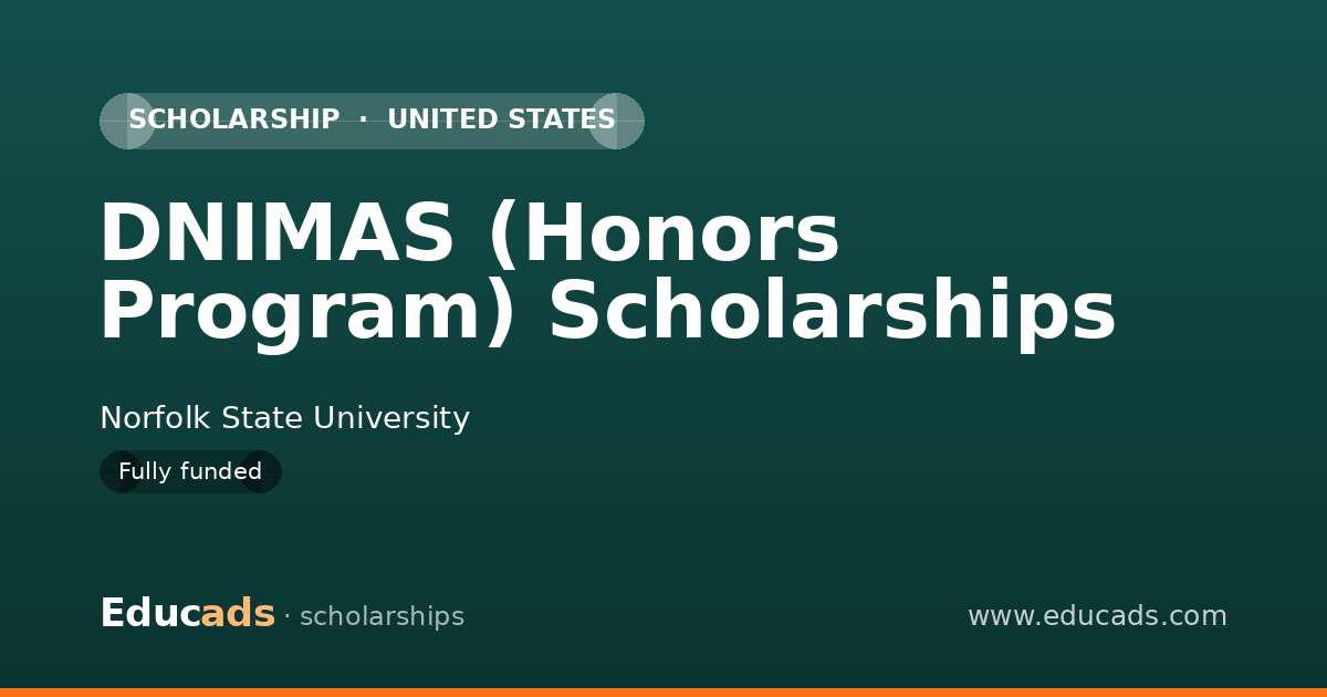 DNIMAS (Honors Program) Scholarships scholarship