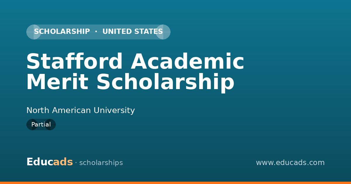 Stafford Academic Merit Scholarship scholarship