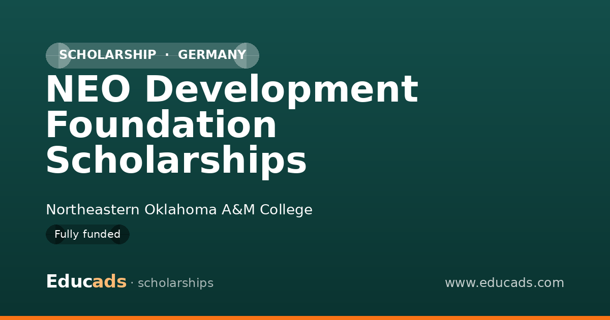 NEO Development Foundation Scholarships scholarship