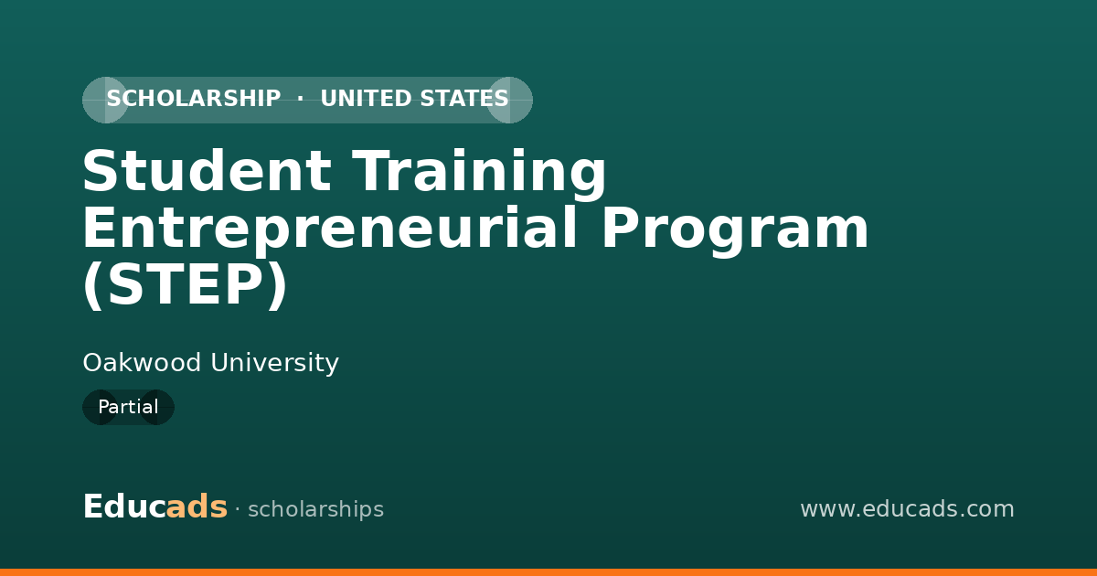Student Training Entrepreneurial Program (STEP) scholarship
