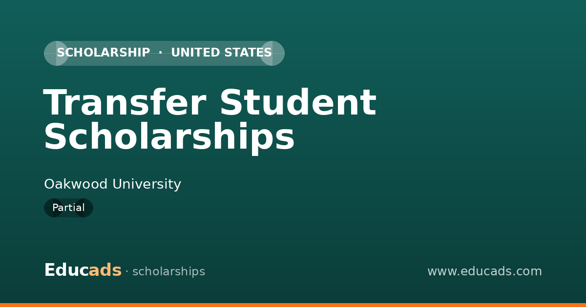 Transfer Student Scholarships scholarship