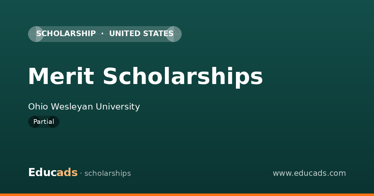 Merit Scholarships scholarship