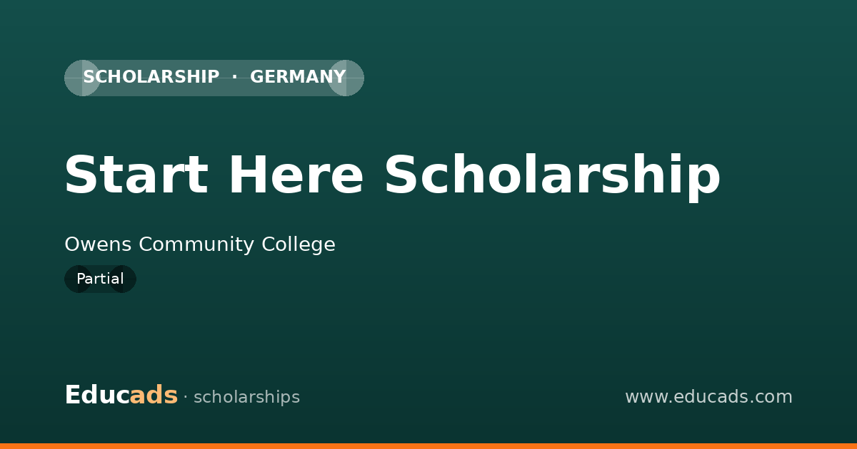 Start Here Scholarship scholarship