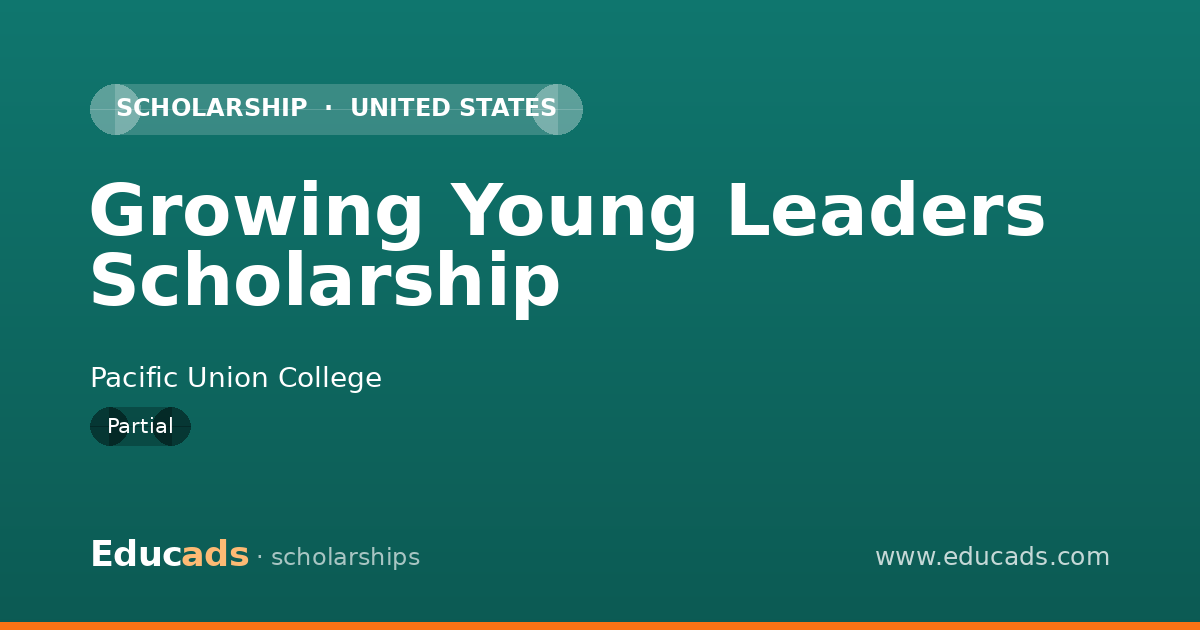 Growing Young Leaders Scholarship scholarship