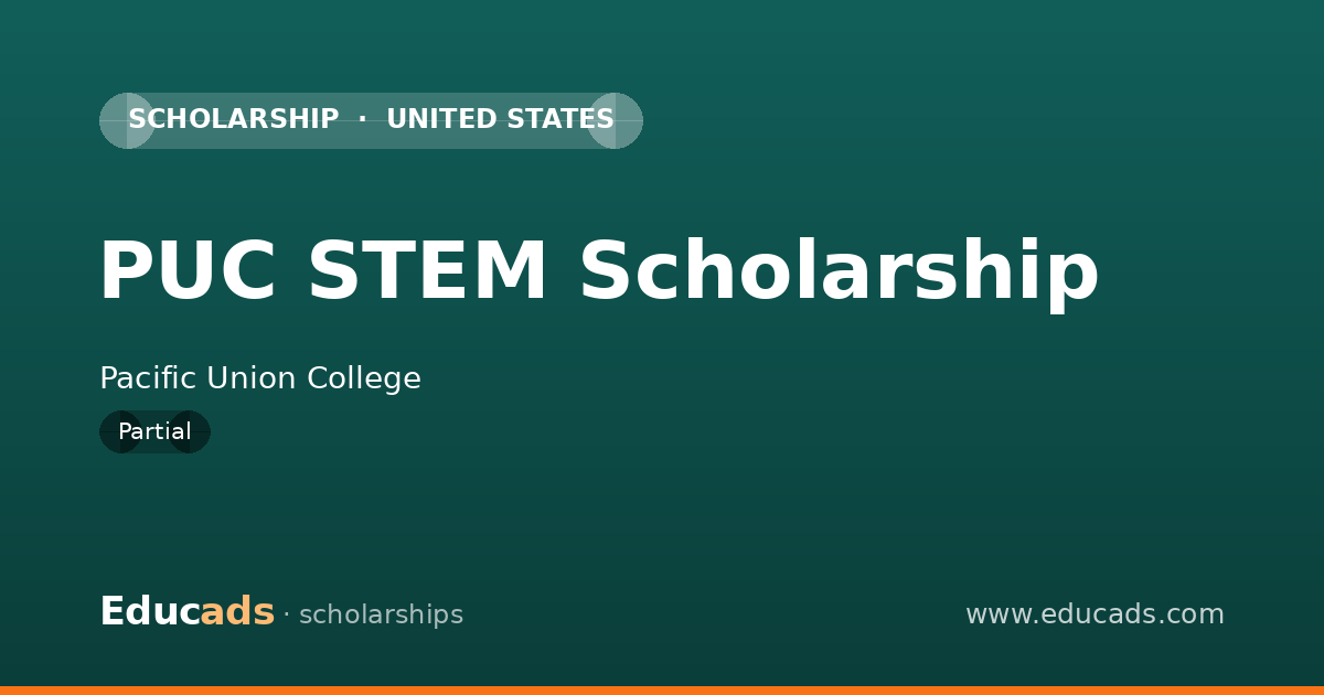 PUC STEM Scholarship scholarship