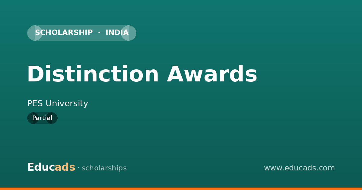 Distinction Awards scholarship
