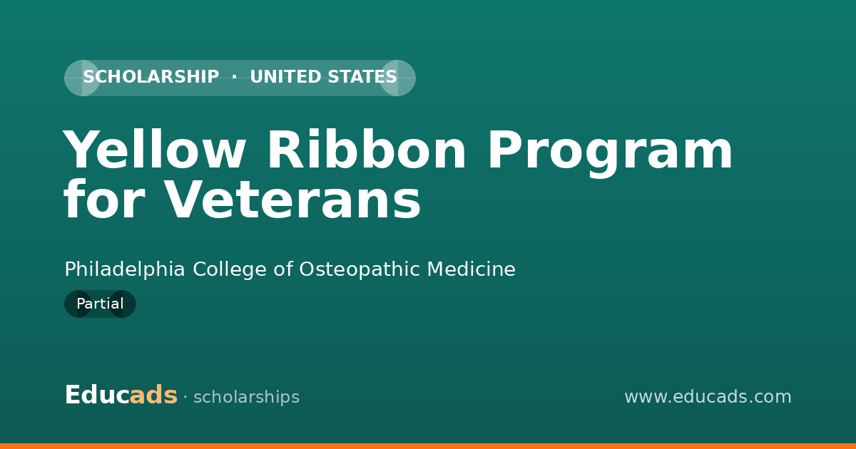 Yellow Ribbon Program for Veterans scholarship