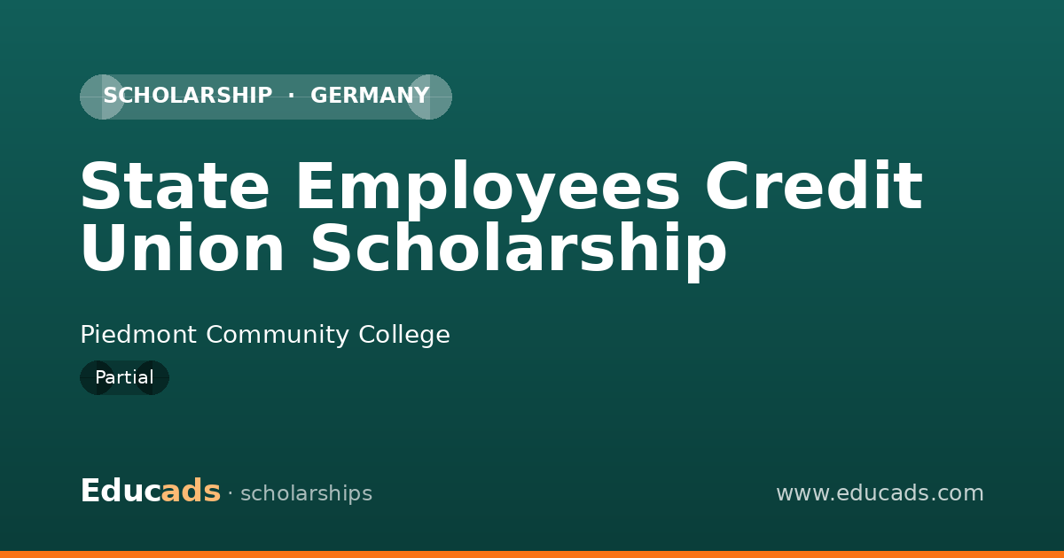State Employees Credit Union Scholarship scholarship