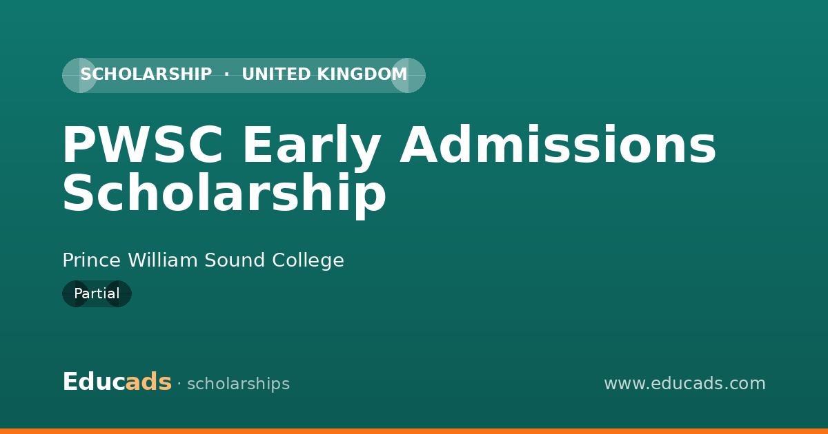 PWSC Early Admissions Scholarship scholarship