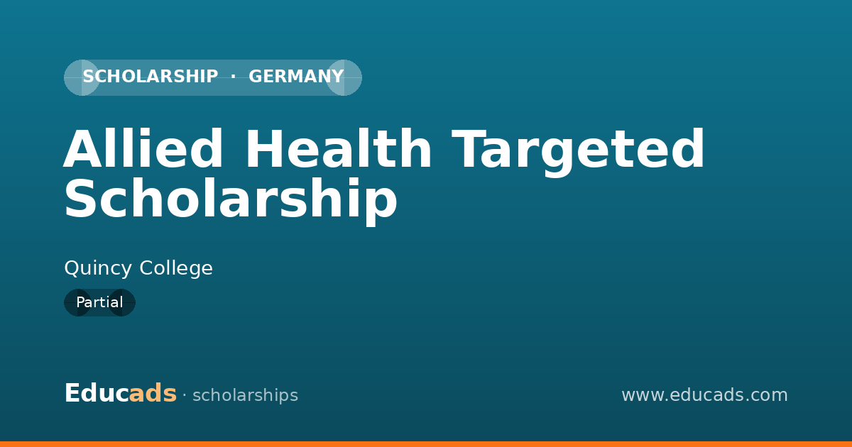 Allied Health Targeted Scholarship scholarship