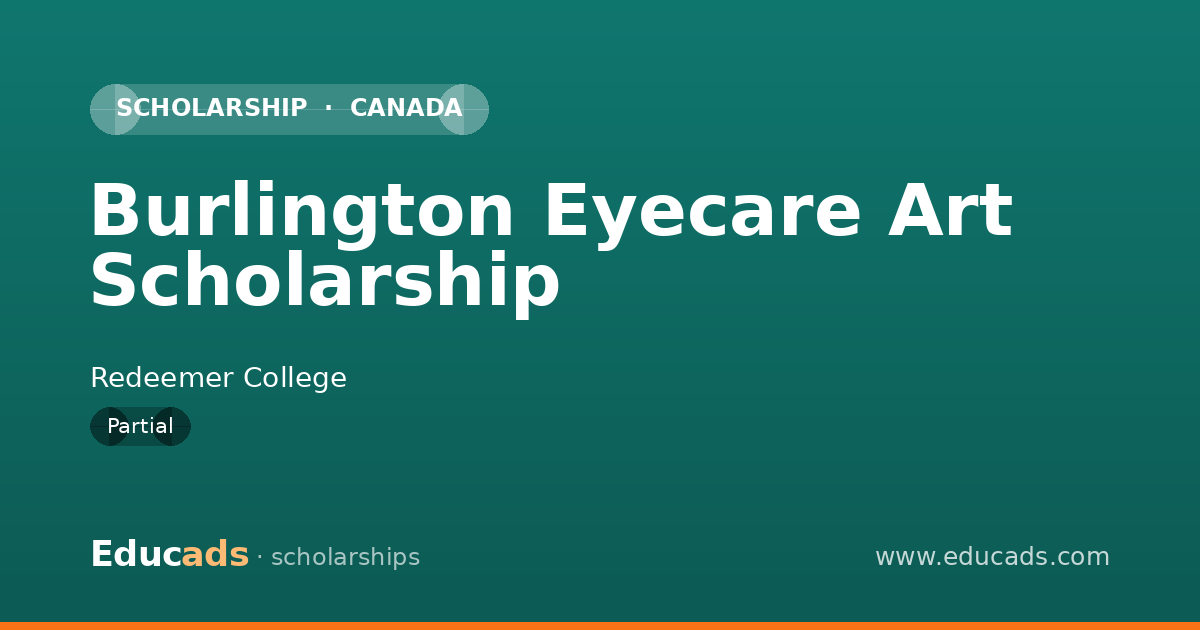 Burlington Eyecare Art Scholarship scholarship