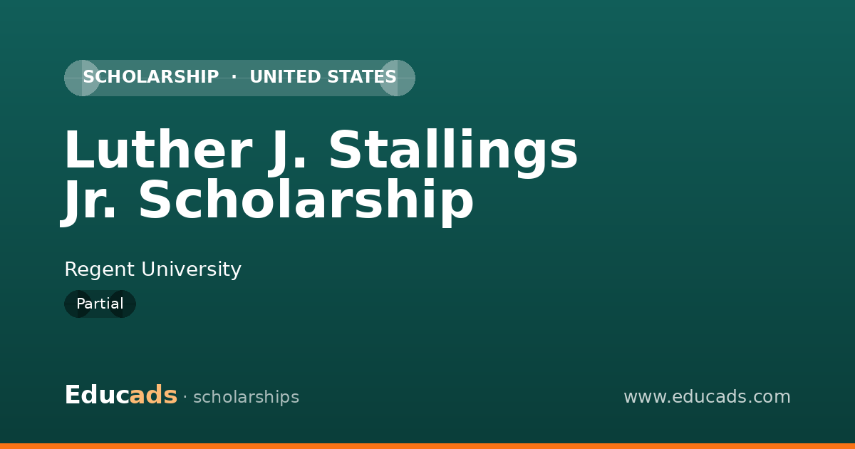 Luther J. Stallings Jr. Scholarship scholarship