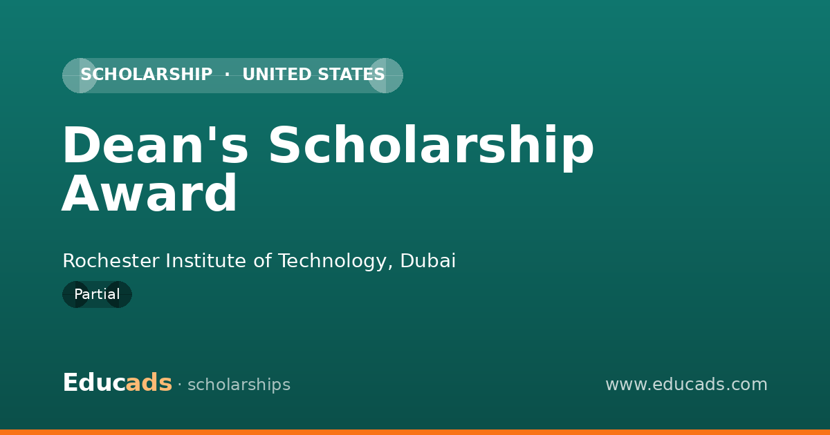 Dean's Scholarship Award scholarship