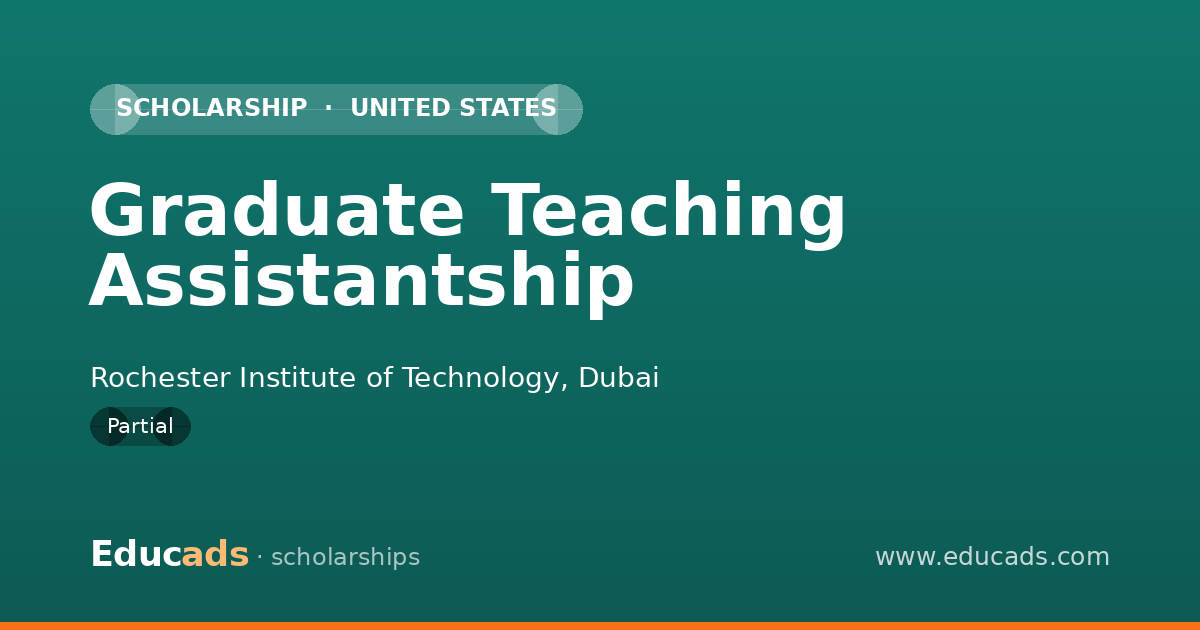 Graduate Teaching Assistantship scholarship