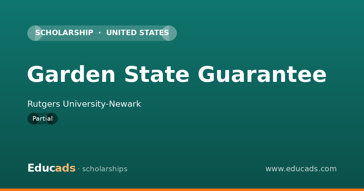 Garden State Guarantee scholarship
