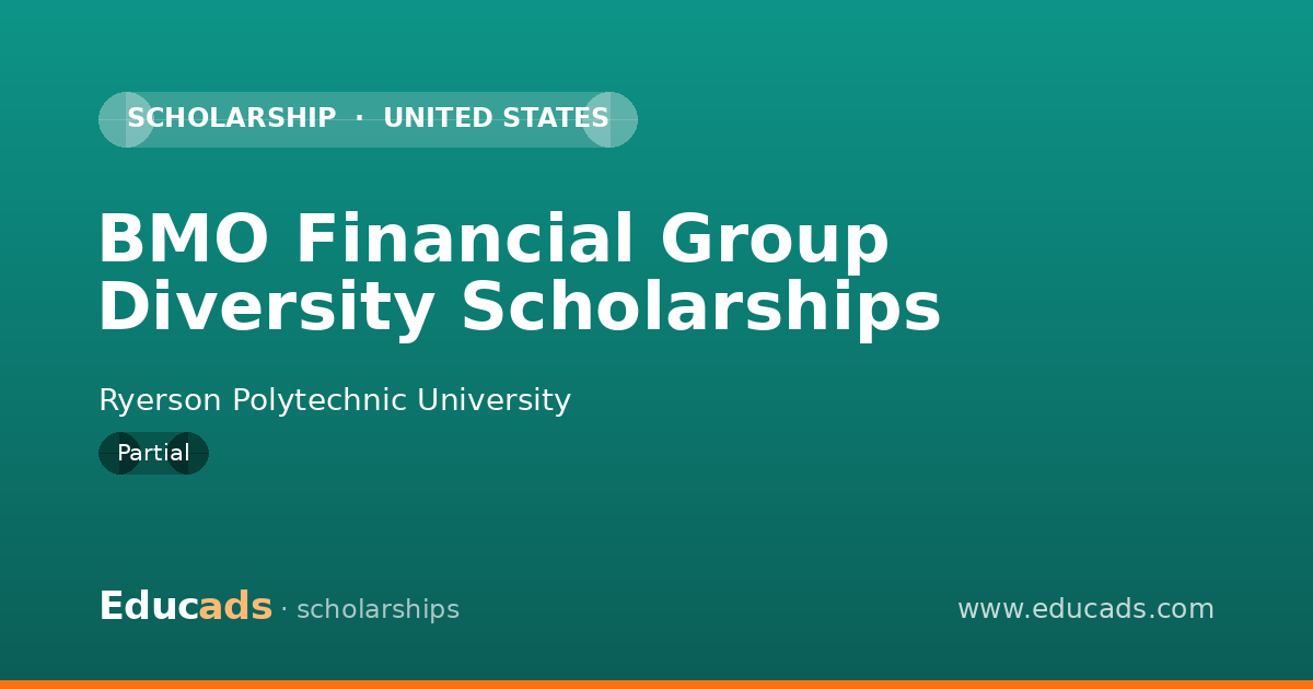BMO Financial Group Diversity Scholarships scholarship
