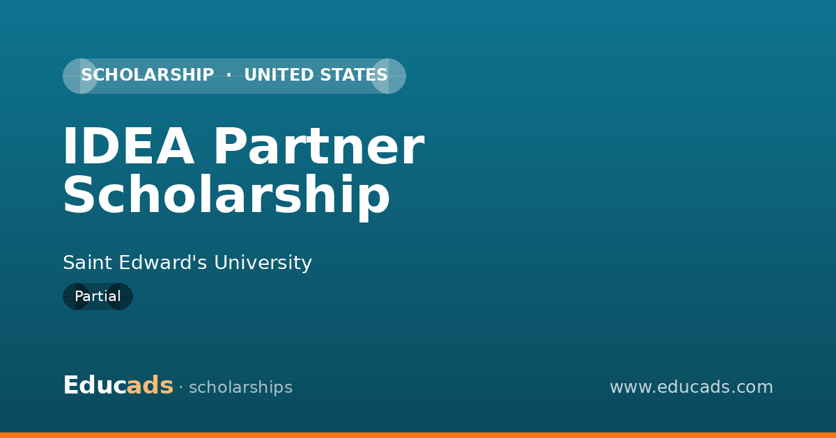 IDEA Partner Scholarship scholarship