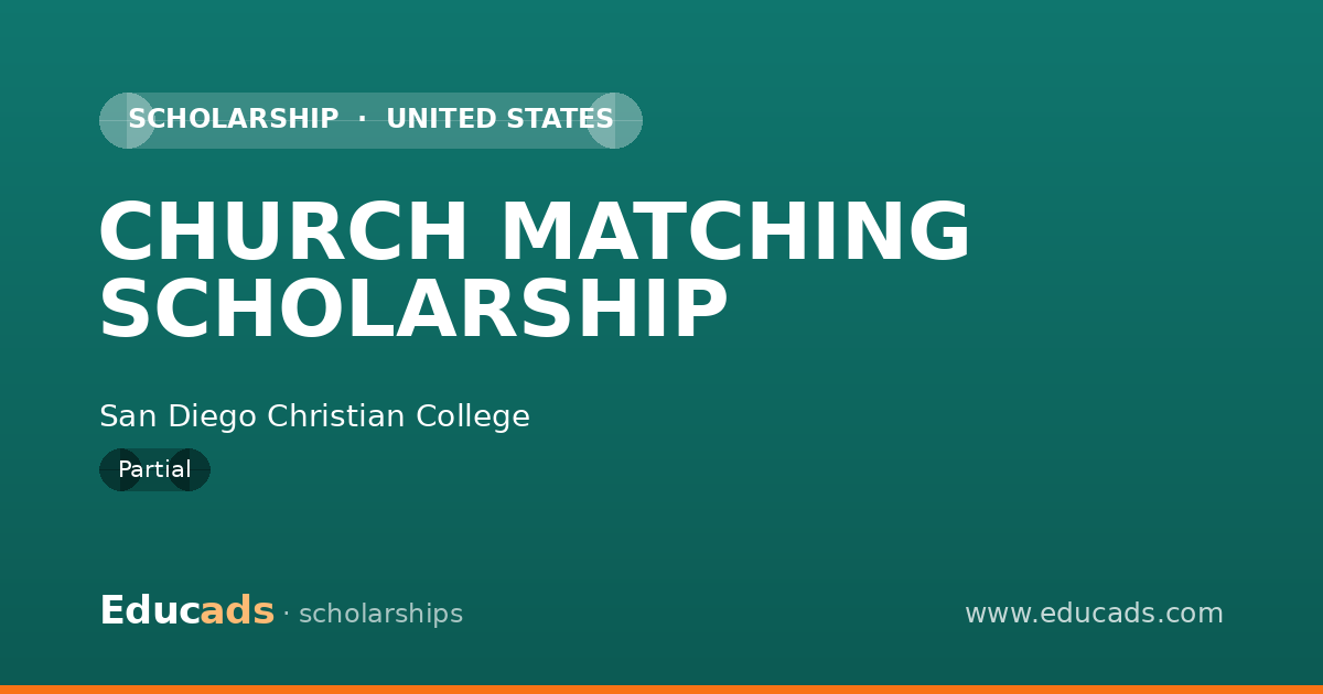 CHURCH MATCHING SCHOLARSHIP scholarship